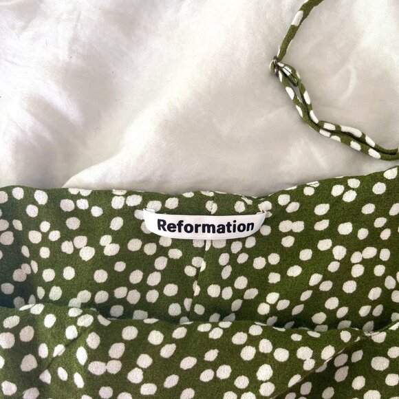 Reformation Polka Dot Mini Dress - Picture 3 of 8